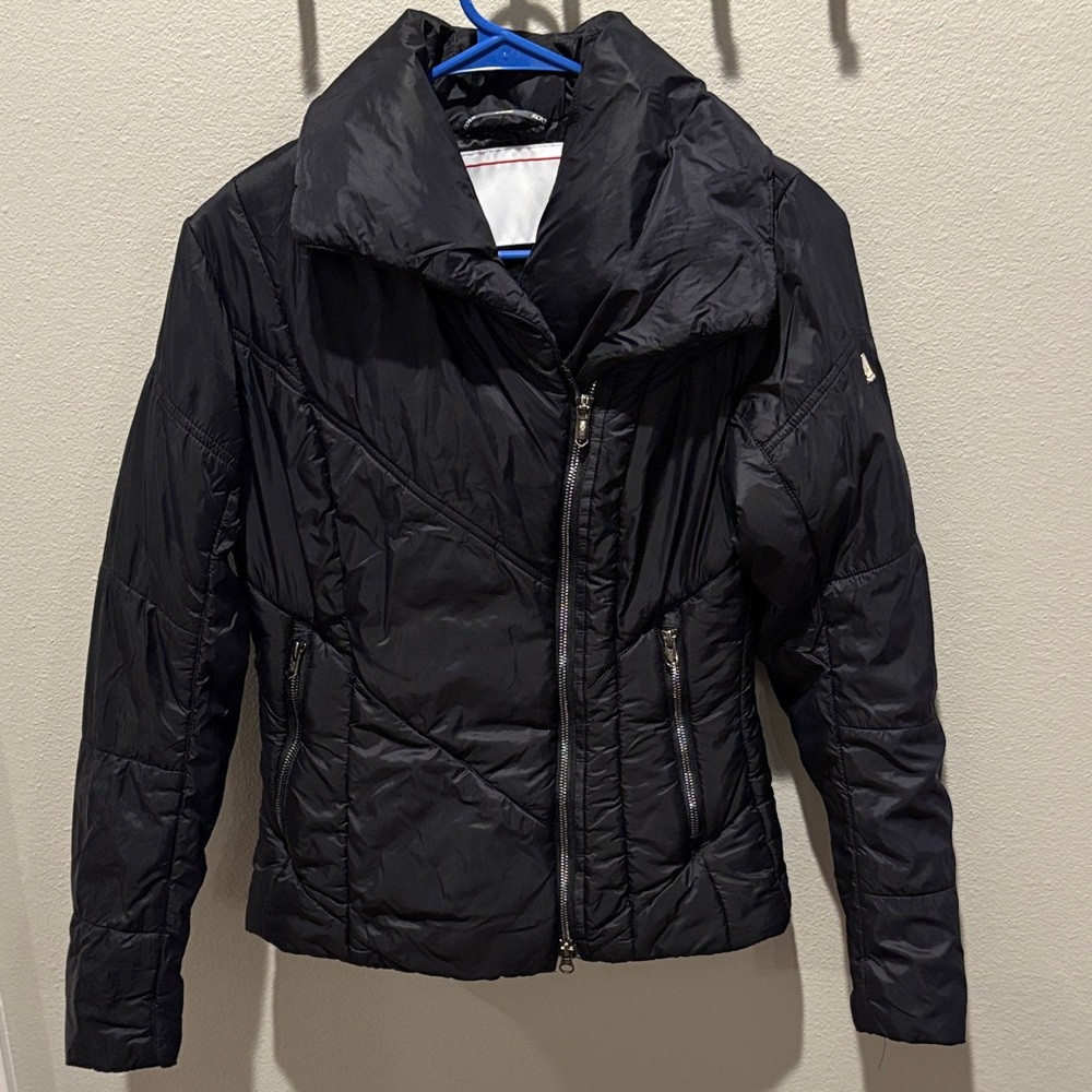 Spyder Women's Sleek Black Puffer Jacket w/ thinsulate size S/P - Picture 1 of 8